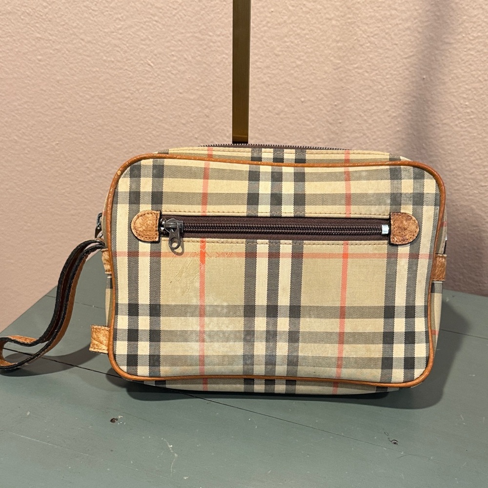 Vintage Burberry Travel Bag/Wristlet